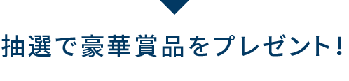 抽選で豪華賞品をプレゼント